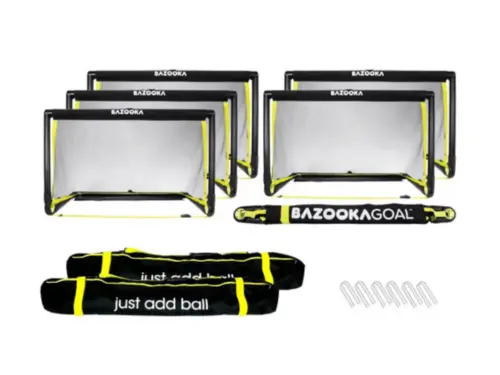 BazookaGoal®-Mini-Fussballtor-6er-Set