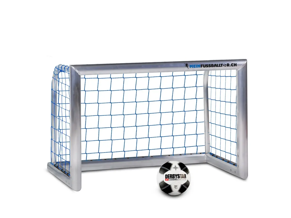 Mini Fussballtor 120 x 80 cm - Oval- Play more Football