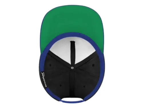 Meinfussballtor Cap Snapback - blau - schwarz