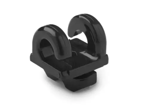 Netzhalter Fussballtore | Doppelhaken | Schwarz | 10er-Set