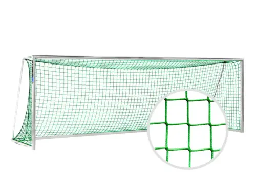 Tornetz für Fussballtor 750 x 250cm | Grün | Netzbügel