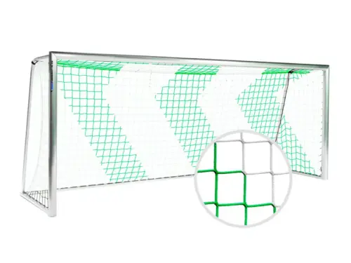 Fussball Tornetz 500 x 200 cm - GRÜN-WEISS