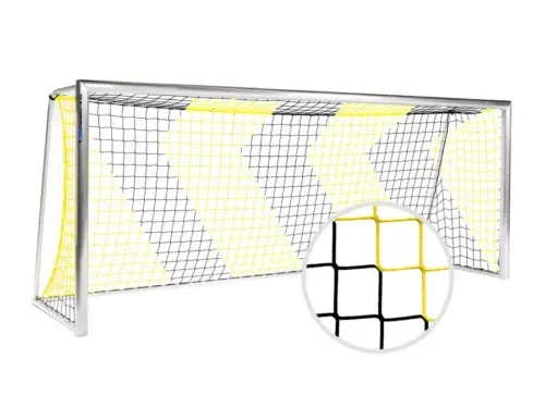 Tornetz für Fussballtor 500 x 200 cm | SCHWARZ-GELB